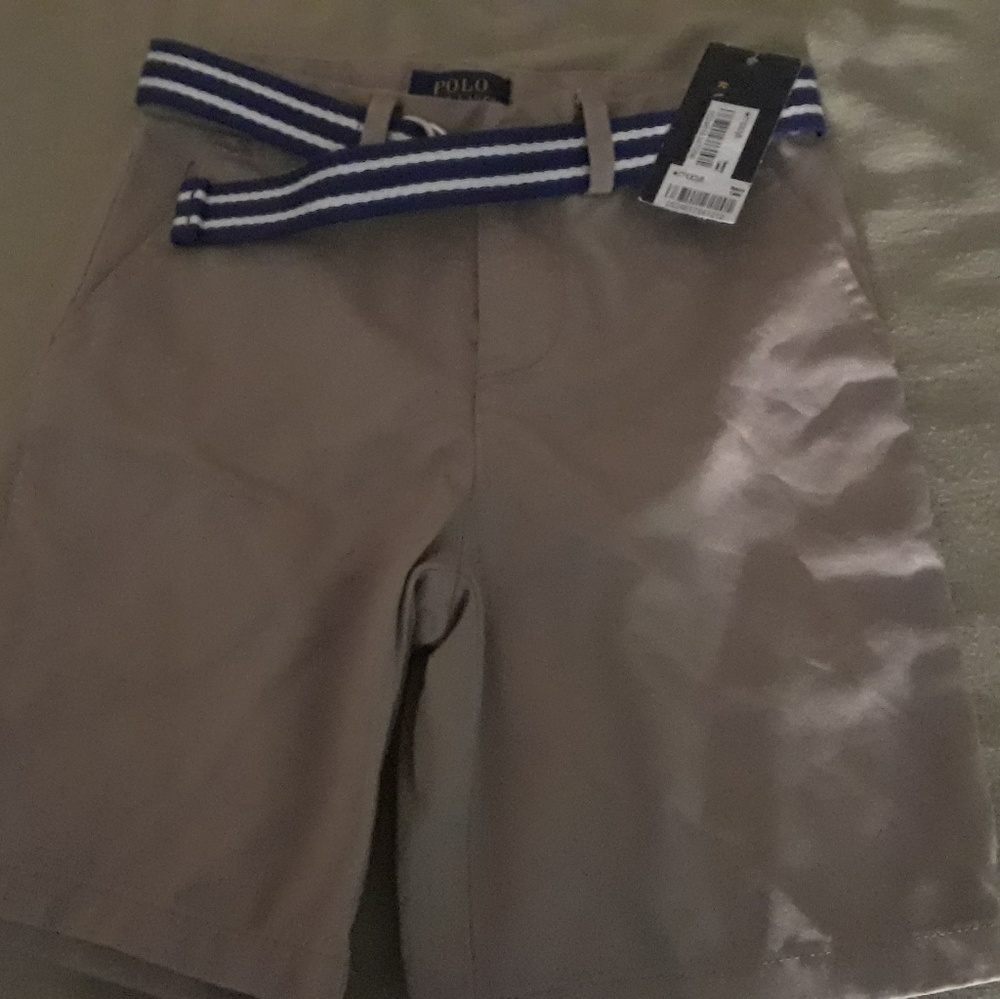 Dark Khaki Polo Shorts